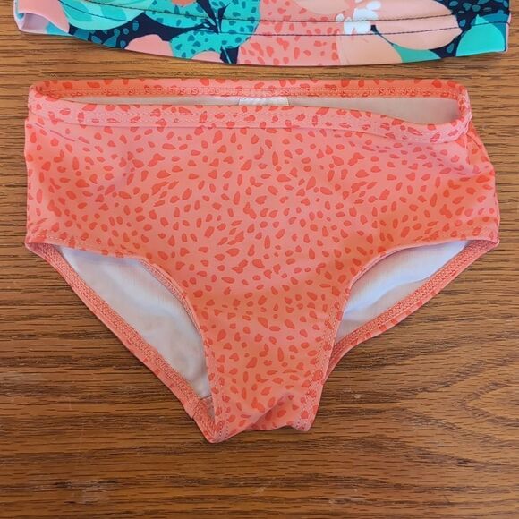 Carter's 6 months 2 Piece Coral Floral Bathing Suit - Picture 2 of 8